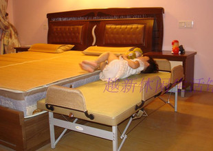 特价新品童床儿童床带护栏拼接床加宽床可折叠儿童床男孩女孩单人