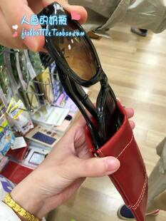 现货 日本代购 本店人气商品 超便利 单手可开关仿皮太阳镜眼镜袋