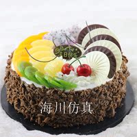 新款仿真蛋糕模型巧克力蛋糕 欧式水果 婚庆架子 汽车假塑胶模型