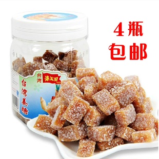 台湾特产姜汁姜糖软糖纯手工驱寒暖胃正宗老姜浓香味罐装零食300g