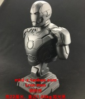Iron man钢铁侠模型半身像雕塑漫威英雄复仇者联盟树脂手办摆件