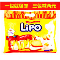 【包邮】越南进口零食品lipo利葡奶油鸡蛋越南面包干300g