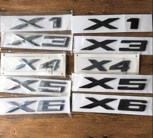 宝马X1 X3 X4 X5 X6 GT Z4改装车标数字后尾标车贴字牌标志排量标