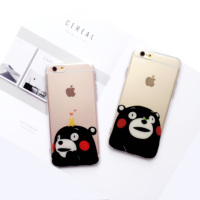 卡通熊本熊超薄透明iphone6手机壳苹果6splus硅胶保护套 铁盒包装