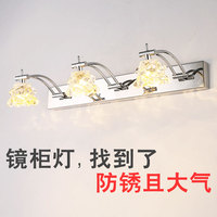 镜柜灯卫生间LED化妆灯不锈钢防水梳妆台浴室侧所防水镜前灯调光