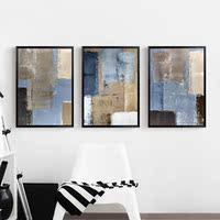 抽象艺术装饰画现代客厅沙发背景墙画创意餐厅挂画三联有框画特惠