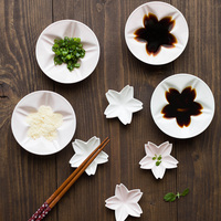 摩登主妇日式樱花陶瓷调味碟小碟子创意厨房调料碟酱油碟醋碟