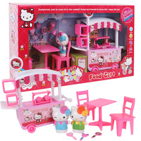 Hello Kitty凯蒂猫玩具野餐车儿童女孩早教益智过家家迷你娃娃屋