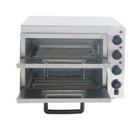 哈客烤箱商用电热烘焙披萨二层披萨烤箱定时双层烘炉烤炉包邮