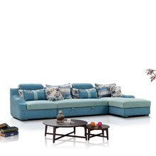 布艺沙发多功能折叠储物沙发床现代简约小户型沙发转角可拆洗组合