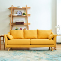 北欧现代简约客厅卧室布艺沙发小户型日式单人双人三人全拆洗沙发