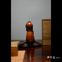 《禅茶道茶生活》日本回流江户时期老瓢箪 老葫芦 付原箱
