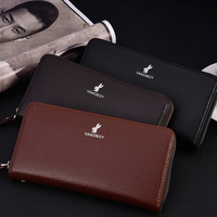 梵诺公子钱包男士长款手包时尚大容量多卡位手机包商务休闲手拿包