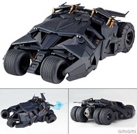 新款国产新品海洋堂山口式特摄043蝙蝠侠黑暗骑士蝙蝠车模型公仔