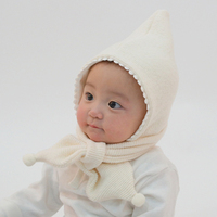 韩国进口正品婴儿帽子宝宝春秋冬保暖宫廷帽精灵帽  3种色