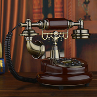 无线插卡欧式仿古电话机美式复古电话机公家用电话田园电话机古董
